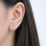 Camille Huggie Hoop Earrings