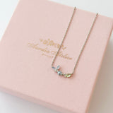 Silver Coral Bells Necklace