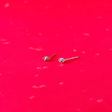 Silver Ingot Earrings 元寶