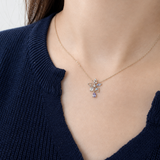 Silver Lillia Necklace