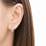 Sivra Huggie Hoop Earrings