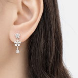 Silver Spring Snow Earrings