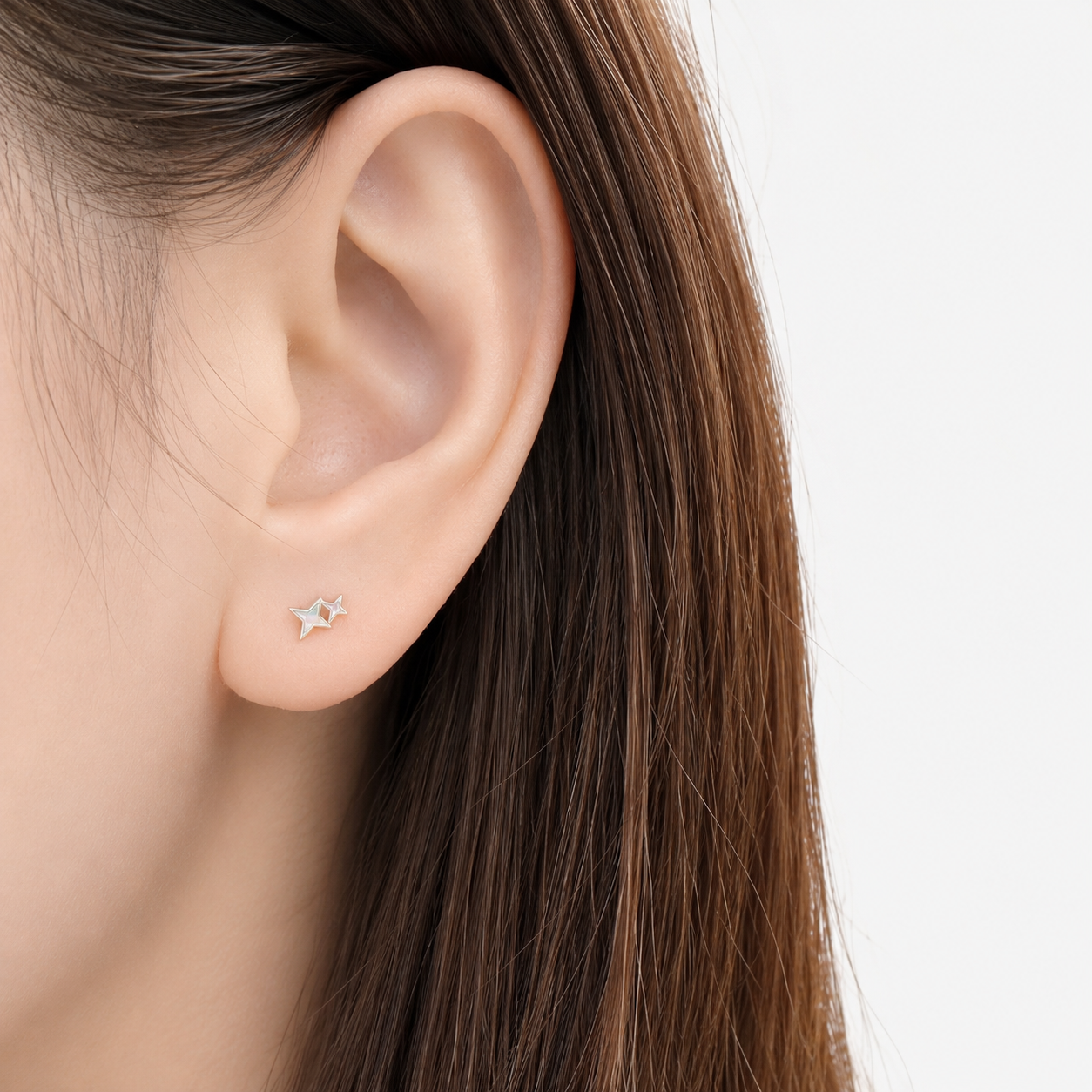 Silver Twin Twinkle Earrings