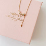 Rose Gold Wish Upon Necklace