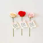 rose soap flower, flower, everlasting flower, rose, gift for her