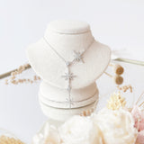 Silver Silvia Snowfall Necklace