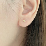 Gold Ingot Earrings 元寶