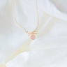 Rose Gold Made in Korea Necklace Korean Rantai Leher Cubic Zirconia Bride Bridal Dinner Rhodium Plated Accessory Fashion Fancy Stylish Jewellery Online Malaysia Shopping Trendy Accessories Daily Wear Jewelry Dainty Minimalist Delicate Special Perfect Gift From Heart For Your Loved One