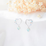 Made in Korea Earrings Korean Anting Cubic Zirconia Bride Bridal Dinner 925 Sterling Silver Accessory Fashion Fancy Stylish Costume Jewellery Online Malaysia Shopping Trendy Accessories Daily Wear Jewelry Dainty Minimalist Delicate Clip On Earrings No Piercing Special Perfect Gift From Heart For Your Loved One