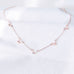 Made in Korea Necklace Korean Rantai Leher Cubic Zirconia Bride Bridal Dinner Rhodium Plated Accessory Fashion Fancy Stylish Jewellery Online Malaysia Shopping Trendy Accessories Daily Wear Jewelry Dainty Minimalist Delicate Special Perfect Gift From Heart For Your Loved One