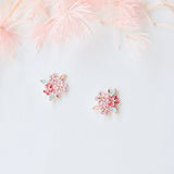 sakura earrings earrings Rose Gold Made in Korea Earrings Korean Anting Cubic Zirconia Jewellery Malaysia Instagram 925 Sterling Silver hypoallergenic Instagram gift shops Jewellery Online Malaysia Shopping No Piercing Perfect Gift special gift Loved One Online jewellery Malaysia Gift for her Rose Gold Korea Made Earrings Korean Jewellery Jewelry Local Brand in Malaysia Cubic Zirconia Dainty Delicate Minimalist Jewellery Jewelry Bride Clip On Earrings Silver Gift Set present gift for her gift ideas