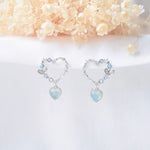 Made in Korea Earrings Korean Anting Cubic Zirconia Bride Bridal Dinner 925 Sterling Silver Accessory Fashion Fancy Stylish Costume Jewellery Online Malaysia Shopping Trendy Accessories Daily Wear Jewelry Dainty Minimalist Delicate Clip On Earrings No Piercing Special Perfect Gift From Heart For Your Loved One