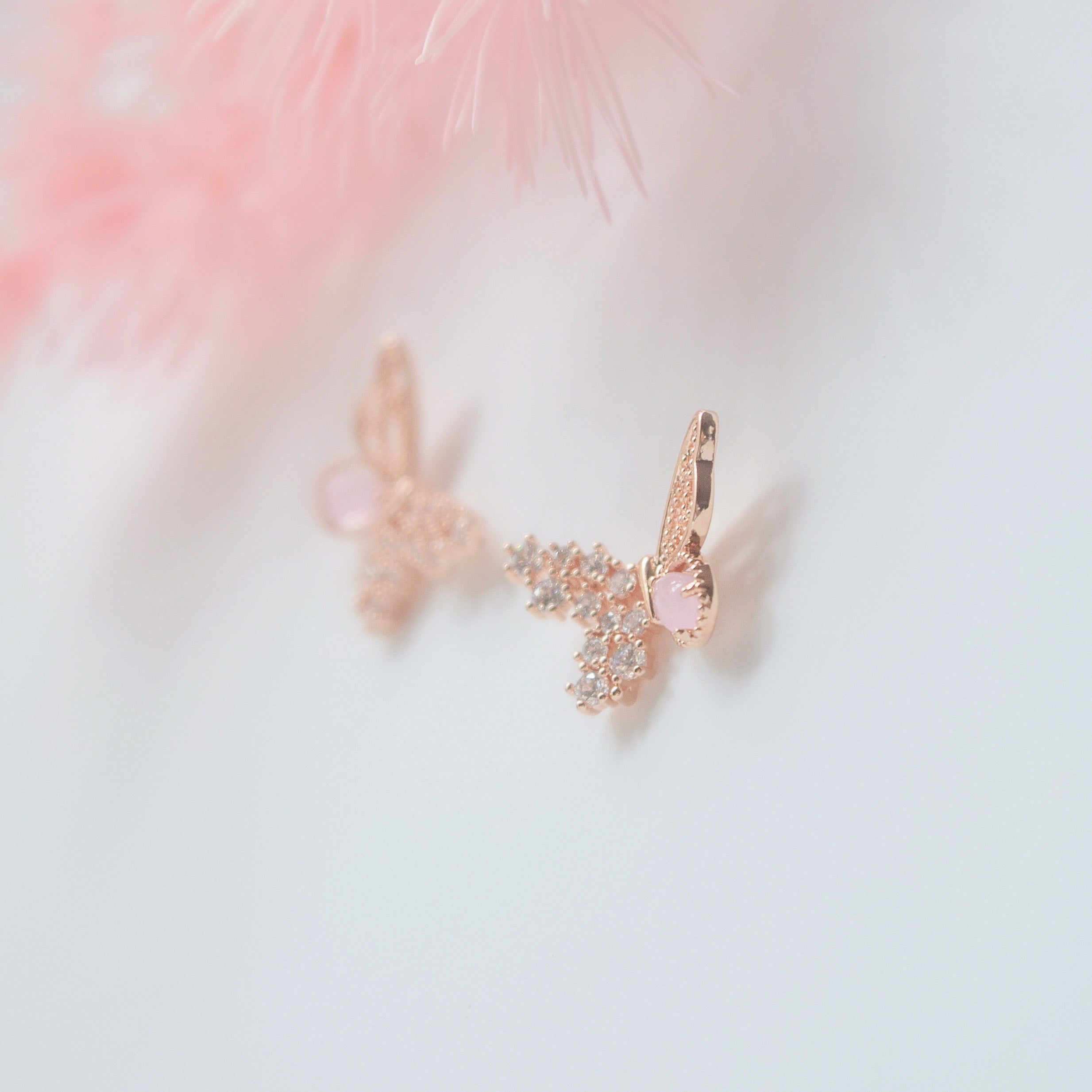 Rose Gold Made in Korea Earrings Korean Anting Cubic Zirconia Bride Bridal Dinner 925 Sterling Silver hypoallergenic Instagram gift shops Jewellery Online Malaysia Shopping No Piercing Perfect Gift From Heart For Your Loved One Online jewellery Malaysia Gift for her Rose Gold Korea Made Earrings Korean Jewellery Jewelry Local Brand in Malaysia Cubic Zirconia Dainty Delicate Minimalist Jewellery Jewelry Bride Clip On Earrings Silver Christmas Gift Set butterfly present gift for her gift ideas