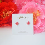 福 Made in Japan Earrings Japanese Style Anting Bride Bridal Dinner 925 Sterling Silver Accessory Fashion Fancy Stylish Costume Jewellery Online Malaysia Shopping Trendy Accessories Daily Wear Jewelry Dainty Minimalist Delicate Clip On Earrings No Piercing Special Perfect Gift From Heart For Your Loved One Chinese New Year Gong Xi Fa Cai 転写ビーズイヤリングピース手作りハンドメードアクセサリー Sakura uv Resin Handmade In Malaysia uvレジン　さくら　桜 ひまわり ヒマワリ　向日葵 Oriental Fan Fu Blessing Lion Dance Mandarin idea gift set jewellery