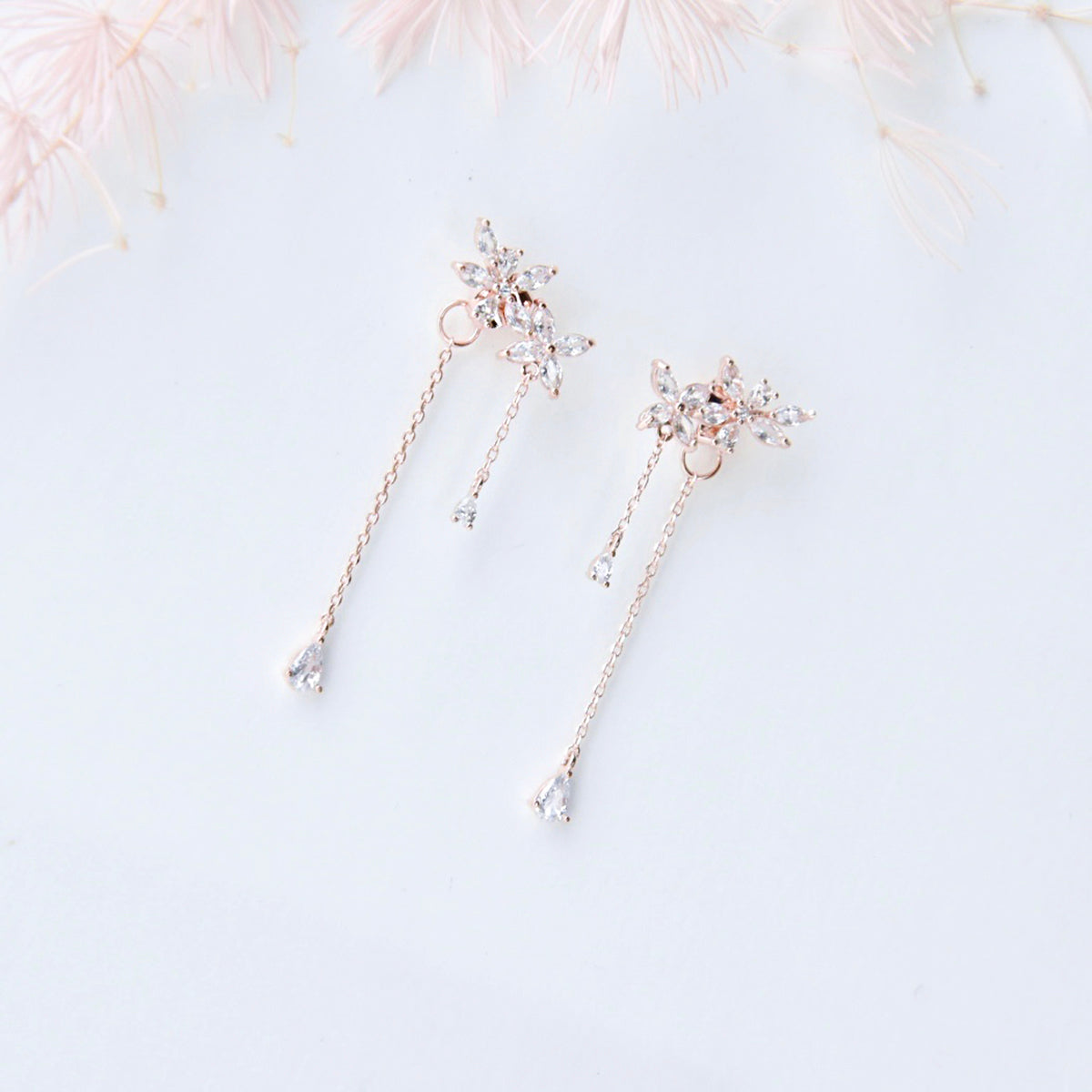 Rose Gold Made in Korea Earrings Korean Anting Cubic Zirconia Jewellery Malaysia Instagram 925 Sterling Silver hypoallergenic Instagram gift shops Jewellery Online Malaysia Shopping No Piercing Perfect Gift special gift Loved One Online jewellery Malaysia Gift for her Rose Gold Korea Made Earrings Korean Jewellery Jewelry Cubic Zirconia Dainty Delicate Minimalist Jewellery Jewelry Bride Clip On Earrings Silver Gift Set present gift for her gift ideas daily wear earrings spring earrings birthday gift